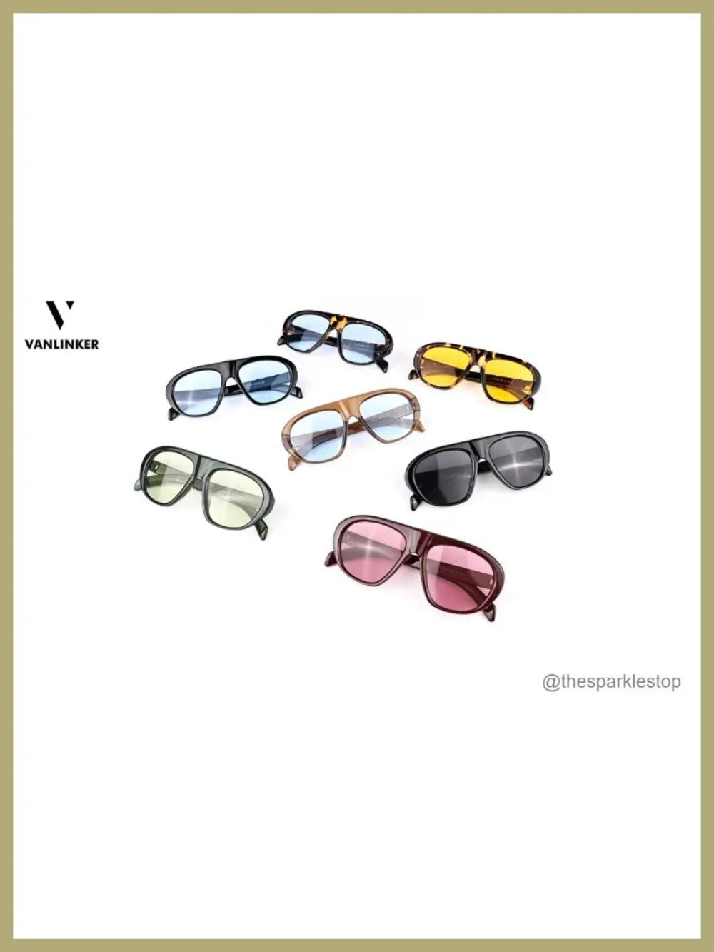 Retro Oversized Flat Top Aviator Sunglasses for Women Men UV400 Protection